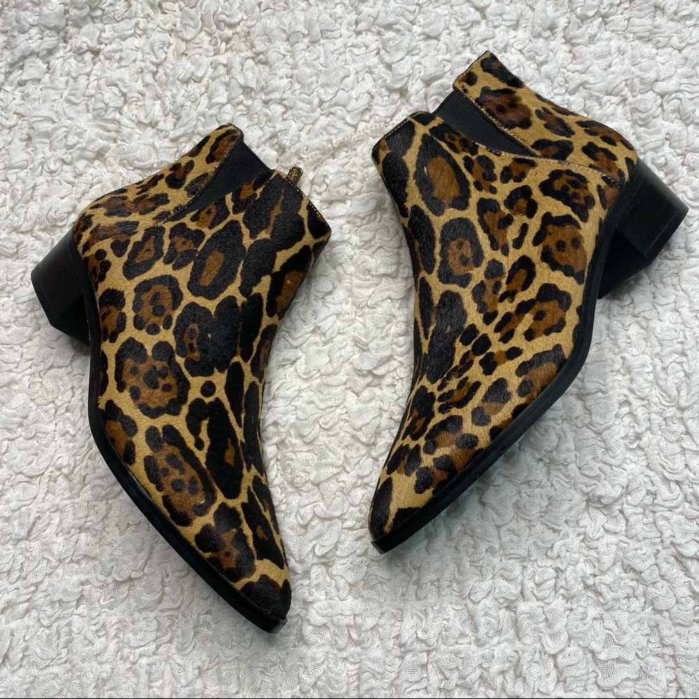 Antonio Melani Cheetah Print Booties Size 6M